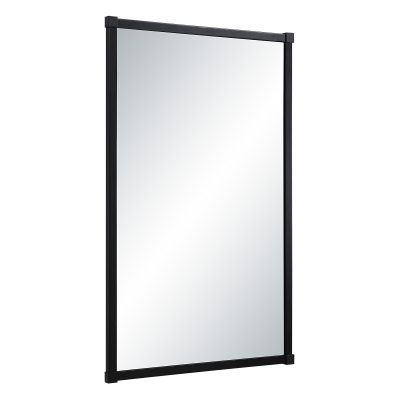 Alternative view of Kauri 35" H x 22" W Wall Mirror, Black