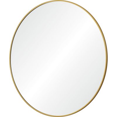 Alternative view of Alegre 30" Tall Round Wall Mirror, Yellow