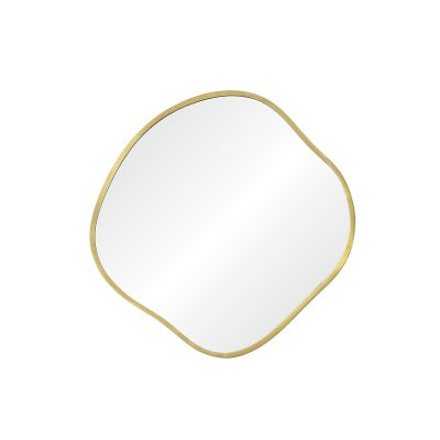 Alternative view of Nucleus 36/24/16" Tall Irregular Wall Mirror, Yellow