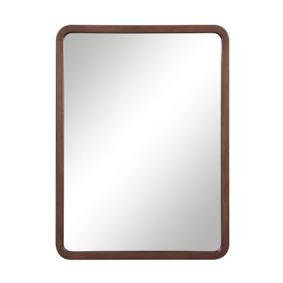 Tacna 30" H x 22" W Wall Mirror, Brown