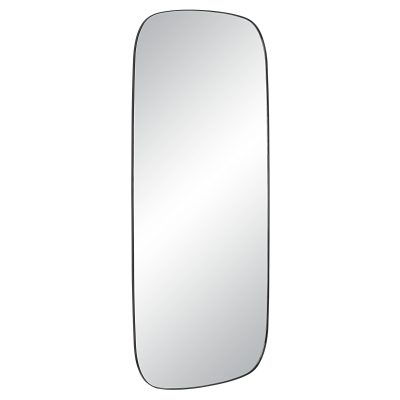 Alternative view of Almandine 72" Tall Rectangular Mirror, Matte Black