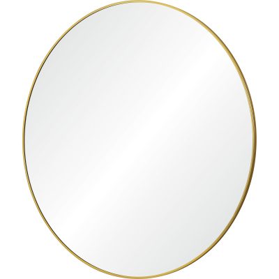 Alternative view of Fragoso 48" Tall Round Wall Mirror, Yellow
