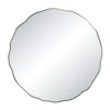 Knox 40" H x 40" W Wall Mirror, Silver