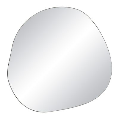 Donna 45.25" Tall Irregular Wall Mirror, Grey
