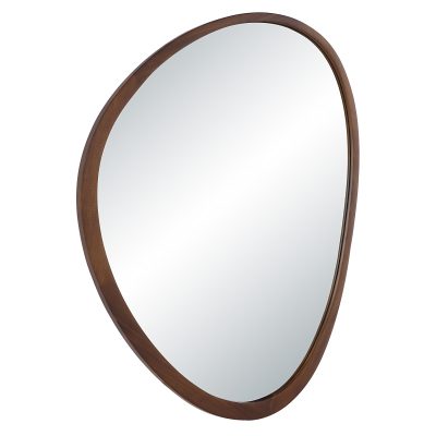 Alternative view of Borago 46" H x 36" W Wall Mirror, Brown
