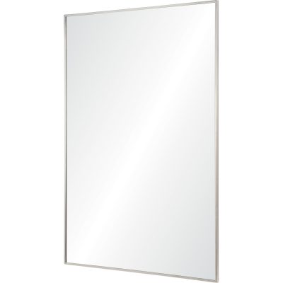 Alternative view of Carmelle 40" Tall Rectangle Wall Mirror, Grey
