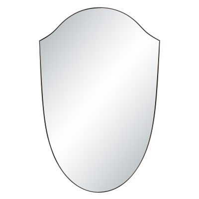 Reims 40" H x 26" W Wall Mirror, Yellow