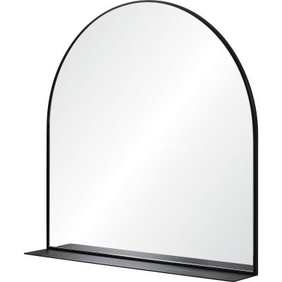 Alternative view of Wearstley 35" Tall Arch Wall Mirror, Black
