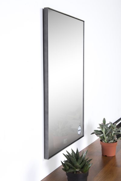 Alternative view of Vale 32" Tall Rectangle Wall Mirror, Grey