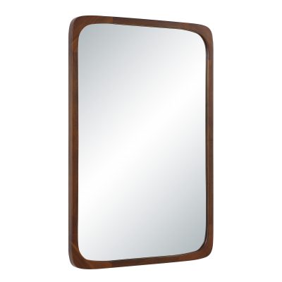 Alternative view of Sisley 36" H x 24" W Wall Mirror, Brown