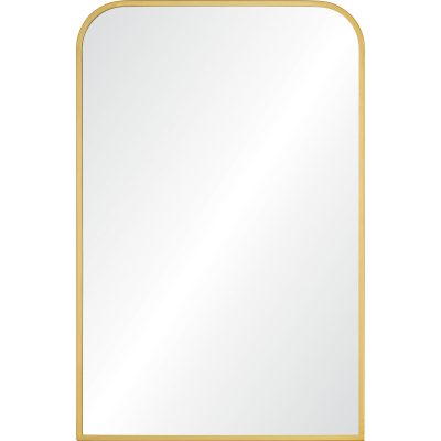 Merrimack 36" Tall Rectangle Wall Mirror, Yellow