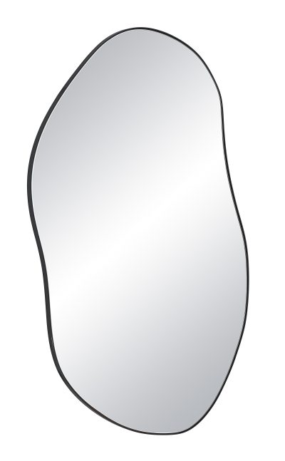 Alternative view of Jane 45.25" Tall Irregular Wall Mirror, Black