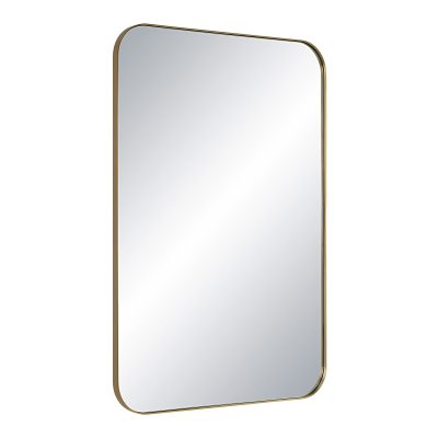 Alternative view of Vesey 36" Tall Rectangle Wall Mirror, Yellow