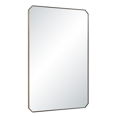 Alternative view of Nate 36" H x 24" W Wall Mirror, Yellow