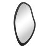 Trani 40" H x 19.75" W Wall Mirror, Black