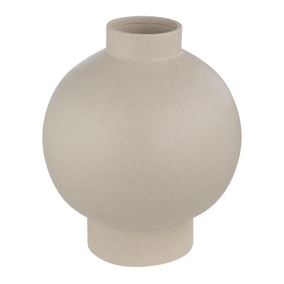 Alternative view of Lamoureux Indoor Ceramic Vase, Textured Matte Ivory