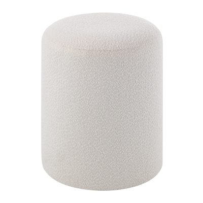 Alternative view of Corbin Indoor Boucle Ottoman, Off-White