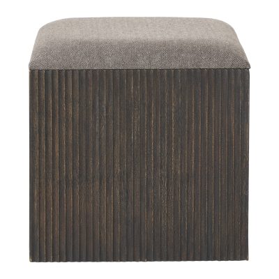 Alternative view of Tristan 18" Height Stool, Brown