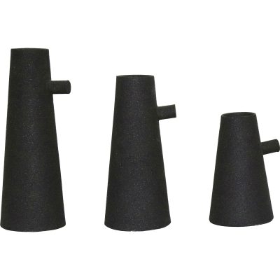 Alternative view of Aflynta Indoor Iron Vase, Matte Black