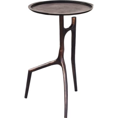 Maadi Indoor Aluminum Table, Bronze
