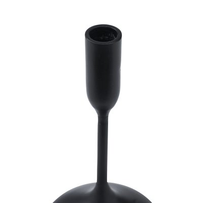 Alternative view of Chambers Indoor Aluminum Set Of 3 Tapered Candle Holder, Matte Black