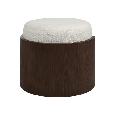 Capsula 18.0" Height Ottoman, Brown