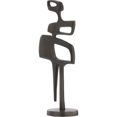 Alternative view of Pacino Indoor Aluminum Statue, Antique Nickel