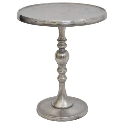 Romina Indoor Aluminum Table, Nickel