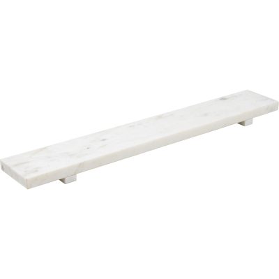 Inka Indoor Marble Tray, White