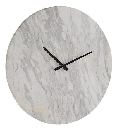 Alternative view of Dayton Wall Clock, Honed White