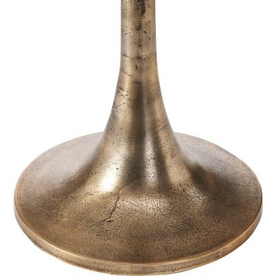 Alternative view of Amalya Indoor Aluminum Table, Antique Brass