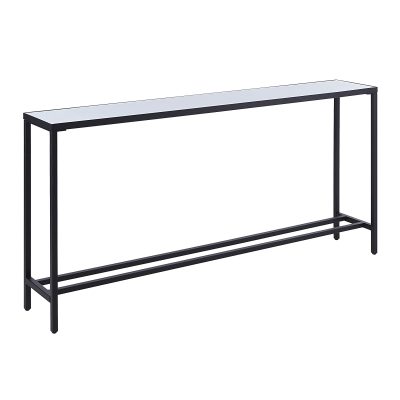 Alternative view of Bodin Indoor Iron Console Table, Matte Black