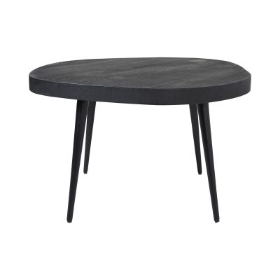 Parson Indoor Mango Wood  Coffee Table, Matte Black
