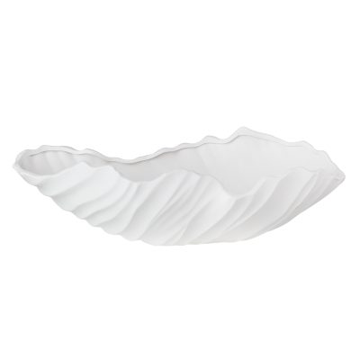 Darius Indoor Ceramic Bowl, Matte White