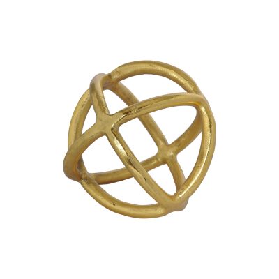 Azimuth Indoor Aluminum Statue, Gold