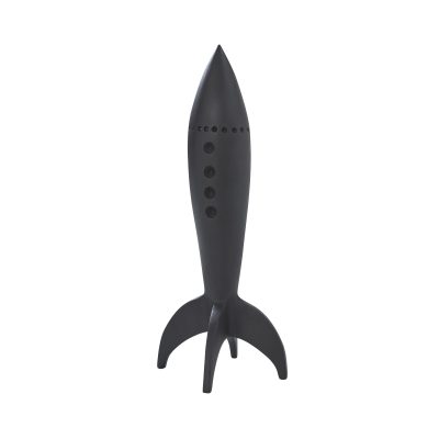 Alternative view of Rhodes Indoor Cast Aluminum Statue, Matte Black