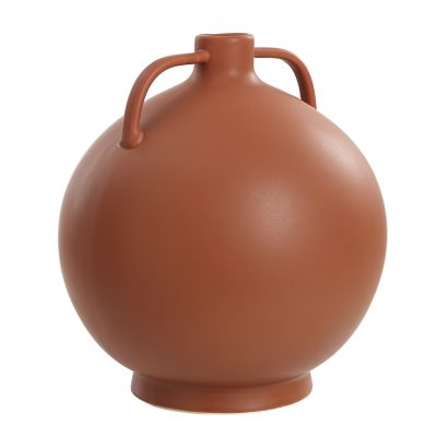 Alternative view of Delphi Indoor Ceramic Vase, Matte Terracotta