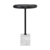Hull Indoor Banswara Marble Side Table, White 2 tv9vrwucoukb6q4r1vrl
