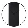 Romy Indoor Iron Wall Clock, Matte Black 2 jqablt9oeixqfdnelyuj