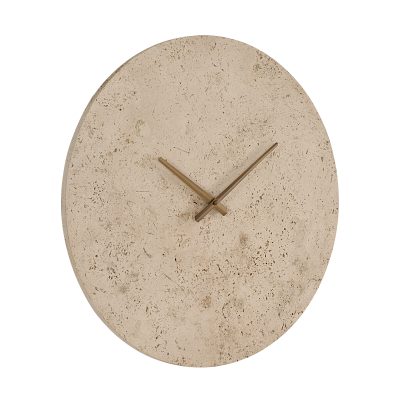 Alternative view of Fusion Wall Clock, Natural