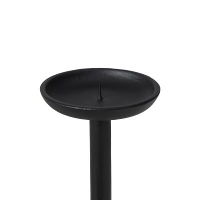 Alternative view of Agra Candle Holder, Matte Black