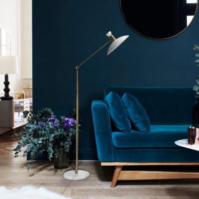 Alternative view of Troilus 55-72" Length Floor Lamp, Brass