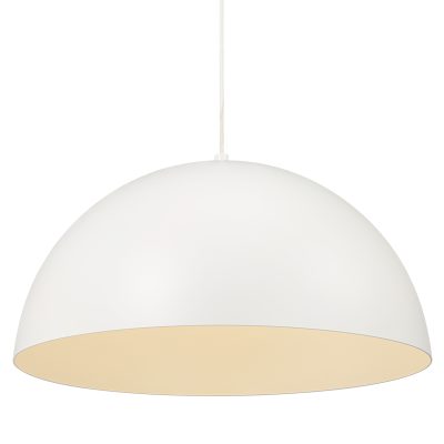 Alternative view of Ozona 27.5" Wide 1-Light Chandelier, Matte Off-White