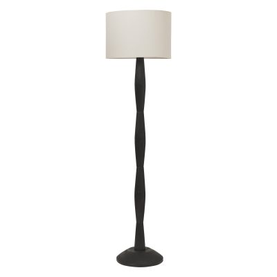 Francine 60" Height Floor Lamp, Black