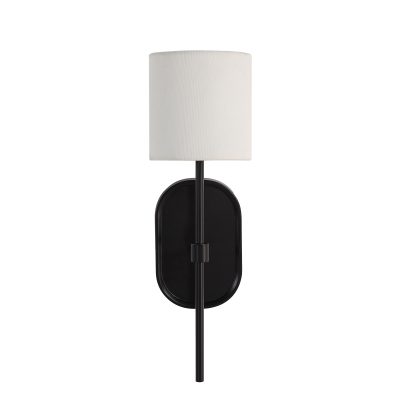 Fico 17.5" Height Wall Sconce, Black