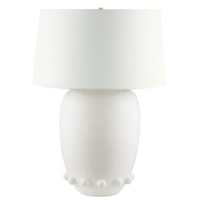 Trivor 28" Length Table Lamp, Off-White