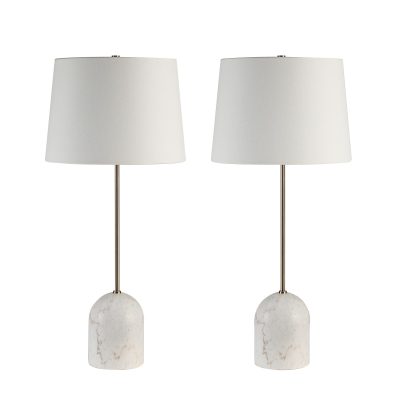 Dili 31" Height Table Lamp, White
