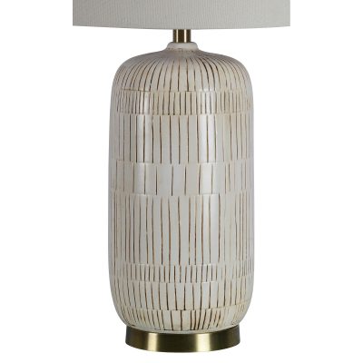 Alternative view of Pierce 29" Length Table Lamp, Cream