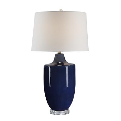 Alternative view of Decimus 30.75" Height Table Lamp, Blue