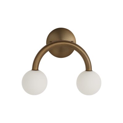 Santi 10.5" Height Wall Sconces, Dark Brushed Brass